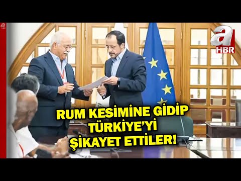 KKTC'den Sözde Dayanışma Heyeti Rumlara Sarıldı! | A Haber