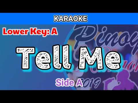 Tell Me _ Side A (Karaoke _ Lower Key _ A)