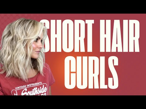 Short Hair Curls! #shorthaircut #curls #shorthairstyles #shorthair