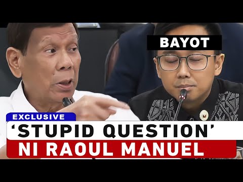 lSTUPlD0NG Tanong Ni Raoul Manuel kay FPRRD