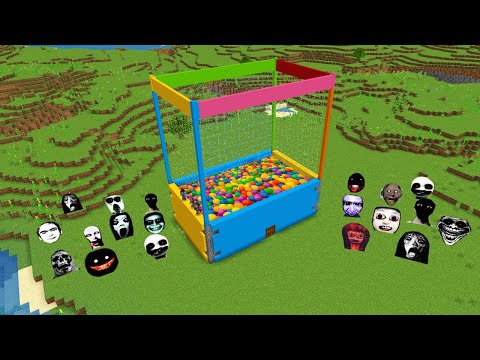 SURVIVAL BALL PIT HOUSE WITH 100 NEXTBOTS in Minecraft - Gameplay - Coffin Meme