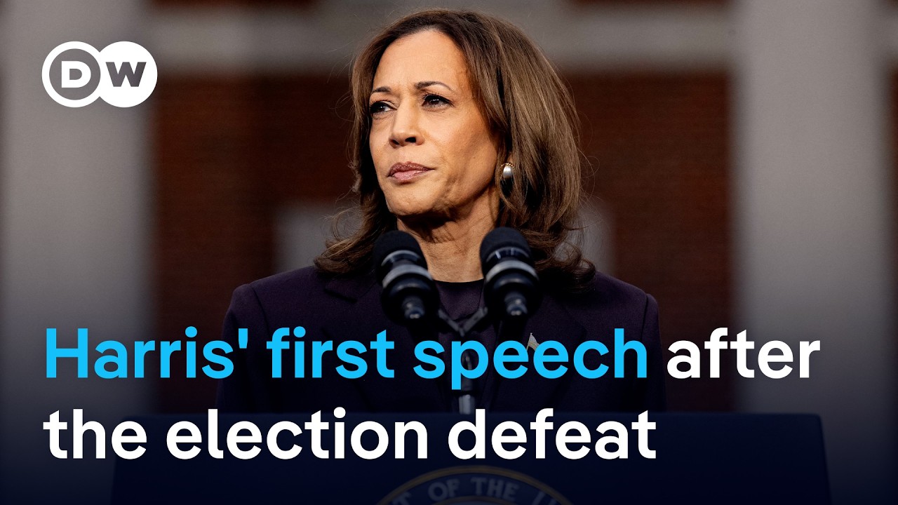 Harris concedes election to Trump in first speech after defeat | DW News