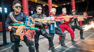 LTT Game Nerf War : Hero SEAL X Uses Nerf Guns Gaming Shooting Fighting With Criminal Group P2!