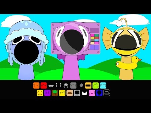 Pop Incredibox Sprunked - Sprunki OC ALL Phases 1vs2vs3vs4