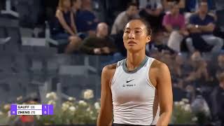 Italian Open 2024 | Coco Gauff vs Qinwen Zheng | Set 1 Highlights