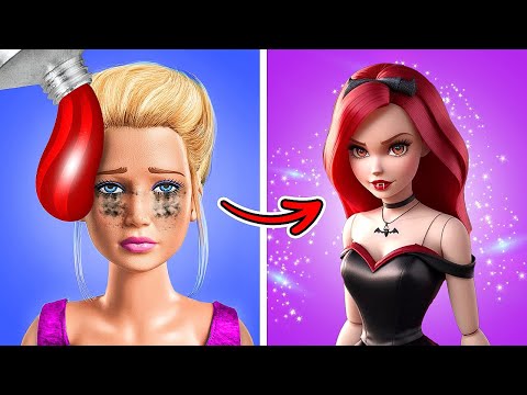 Tornando-se uma E-Girl 🖤 & Soft Mermaid 🩷 para sobreviver a uma sereia maligna