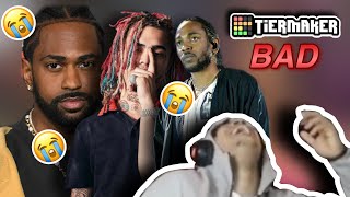 PlaqueBoyMax Worst Rapper Tier List