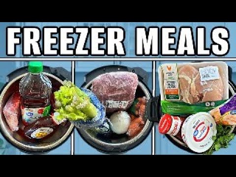 EASY FREEZER MEALS! All new meals today! LIVE