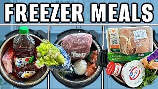 EASY FREEZER MEALS! All new meals today! LIVE