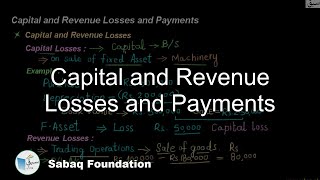 Capital and Revenue Losses and Payments