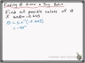 Finding Angles in Different Quadrants