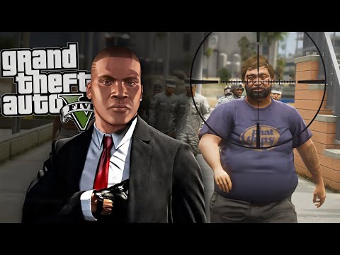 ESTOU SENDO PERSEGUIDO PELA SWAT! - GTA V ASSASSINO DE ALUGUEL