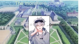 THE MONSTER'S PLAN TO BLEND IN (monster izuku) chapter 5
