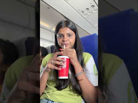 What I Ate on Indigo Flight!! ✈️⁉️🥘 | Watch till the end 😅 #shorts #jennishacks #ytshorts