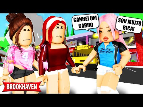 A NOSSA VIZINHA MENTIA DEMAIS | Historinhas Brookhaven RP | Roblox