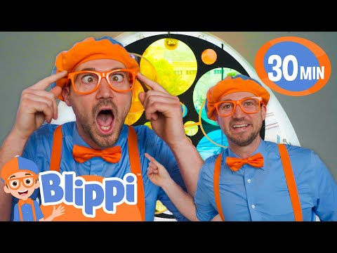 Blippi Plays with Light and Color | BEST OF BLIPPI TOYS | Educational Videos for Kids