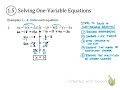 Solving One-Variable Equations Made Easy