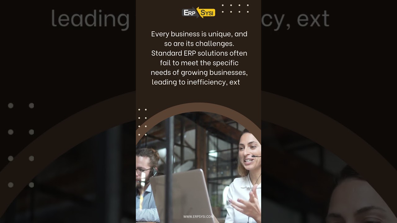 Custom ERP Explained | One Size Doesn’t Fit All – Custom ERP Solutions for Small & Large Businesses | 25.08.2025

Every business is unique, and so are its challenges. That's why “one size fits all” ERP solutions don't always work. In this video ...