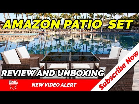 Amazon Product Review - Devoko 9 Pieces Patio Dining...