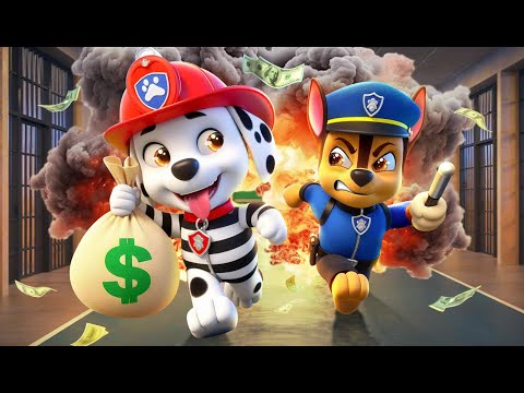 Paw Patrol Ultimate Rescue | OMG! Prisoner MARSHALL Running Away From Police CHASE?! | So Sad Story