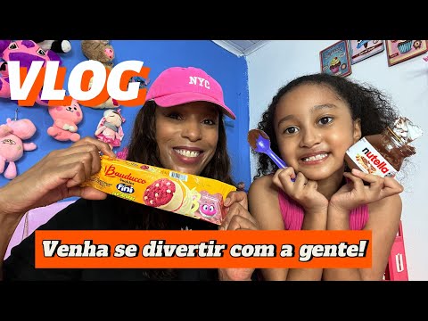 Vlog: tarde de brincadeiras, jogo da memória, provando biscoito Fini, Pula Pirata, muita diversão.