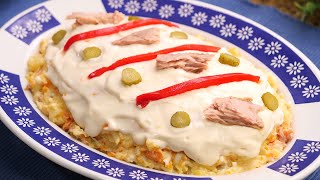 Ensaladilla Rusa lista en minutos y súper cremosa