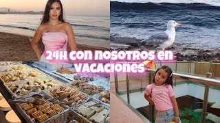 Vlog 24h con nosotros en vacaciones!! 🌺🌊 { comidas, playa, salidas, outfit… }