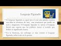 Lenguaje Literario y Figurado