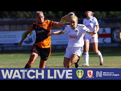 LIVE FOOTBALL: Leeds United Women v Middlesbrough Women | FA Women's National League