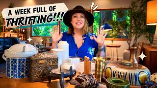 A WEEK FULL OF THRIFTING! | Thrifting For Resale | Thrift With Me | Goodwill Shopping