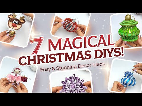 7 Must Try Christmas DIYs 🎅 Magical & Affordable Holiday Decorations!