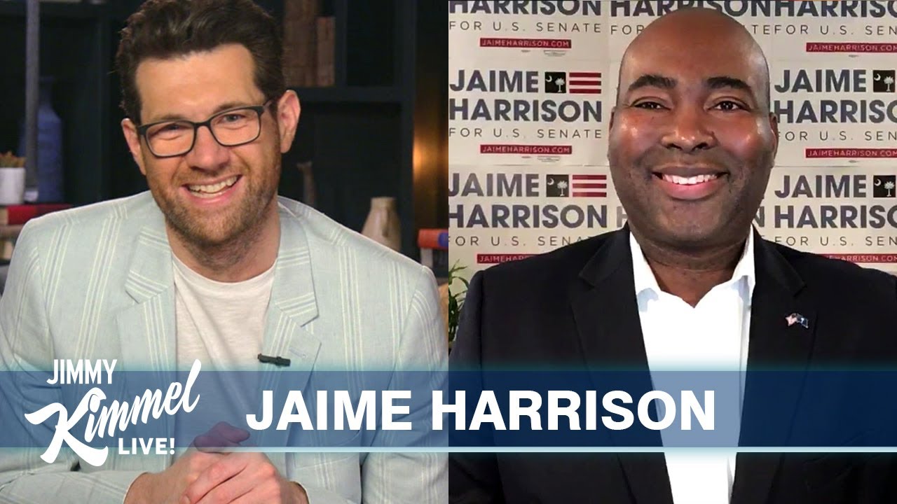 Guest Host Billy Eichner Interviews Jaime Harrison Running Against Lindsey Graham