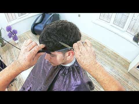 watch a haircut through the eyes of an asmr barber - hair cut tutorial