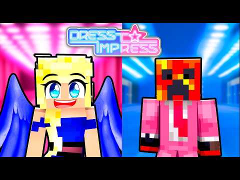 GIRLS vs BOYS Dress to Impress in Minecraft