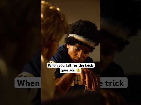 When you fall for the trick question 🌈🤣 #comedyshorts #sketchcomedy #snl #jonesbrothers