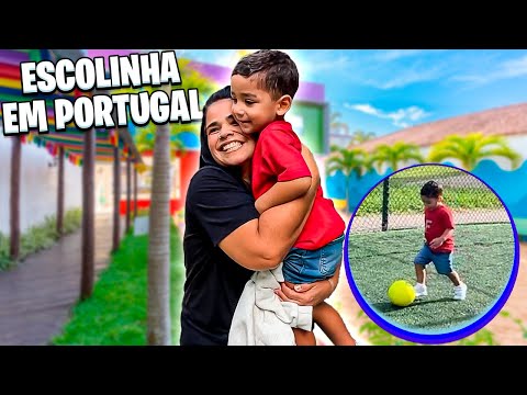 BBD Primeiro dia de aula do Lucca no Jardim de Infância (infantário) em Portugal.