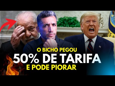 O REGIME VAI DOBRAR A APOSTA? TARIFA DE 50% DOS EUA. O QUE PODE ACONTECER?
