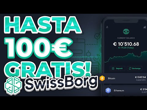 Gana HASTA 100€ GRATIS retirables con Swissborg