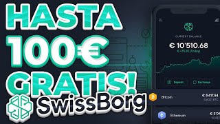 Gana HASTA 100€ GRATIS retirables con Swissborg