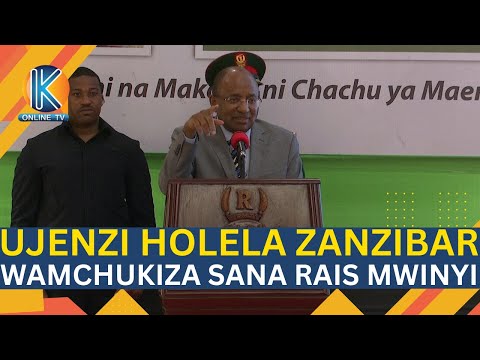 RAIS MWINYI ACHUKIZWA SANA NA UJENZI HOLELA ZANZIBAR l ATOA MAAGIZO MAZITO, AWATAJA MASHEHA