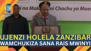 RAIS MWINYI ACHUKIZWA SANA NA UJENZI HOLELA ZANZIBAR l ATOA MAAGIZO MAZITO, AWATAJA MASHEHA
