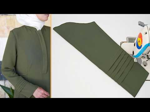 Easy way to cutting and stitching kurti sleeve design wi pin tucks | Sewing techniques for beginners