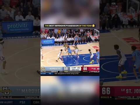 The Best Defensive Possession of the Year - College Basketball Edition #shorts