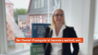 Was macht den Chemie³-Praxisguide wertvoll? Vertreter:innen von Unternehmen berichten