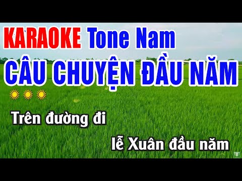 Câu Chuyện Đầu Năm Karaoke Tone Nam Nhạc Xuân 2026 – Nhạc Sống Thanh Ngân