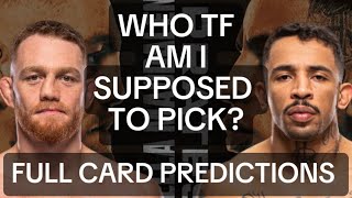 UFC Perth Full Card Predictions | JDM vs Prates