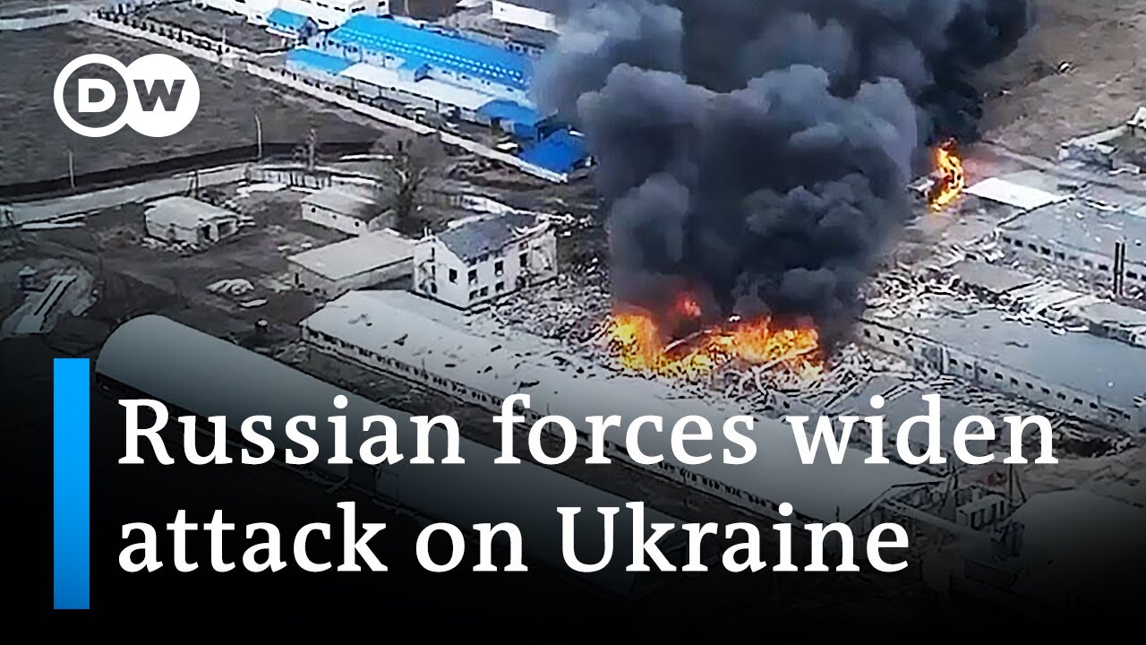 Russia widens attack on Ukraine with Airstrikes