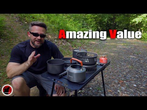 Everything You Need and None of the BS - FireMaple Cooking Kit with Stove