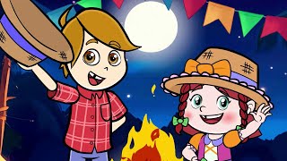 Chapéu de Palha – Música Infantil Animada para Festa Junina | Casinha de Cristal 🎶✨👒🌽
