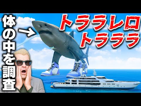 【GTA5】史上最大のトララレロ・トラララ！海に現れた謎の巨大生物の体へ潜入！怪物の胃袋に落ちたジョニー君を探せ！トレバーの攻略シリーズ【ほぅ】